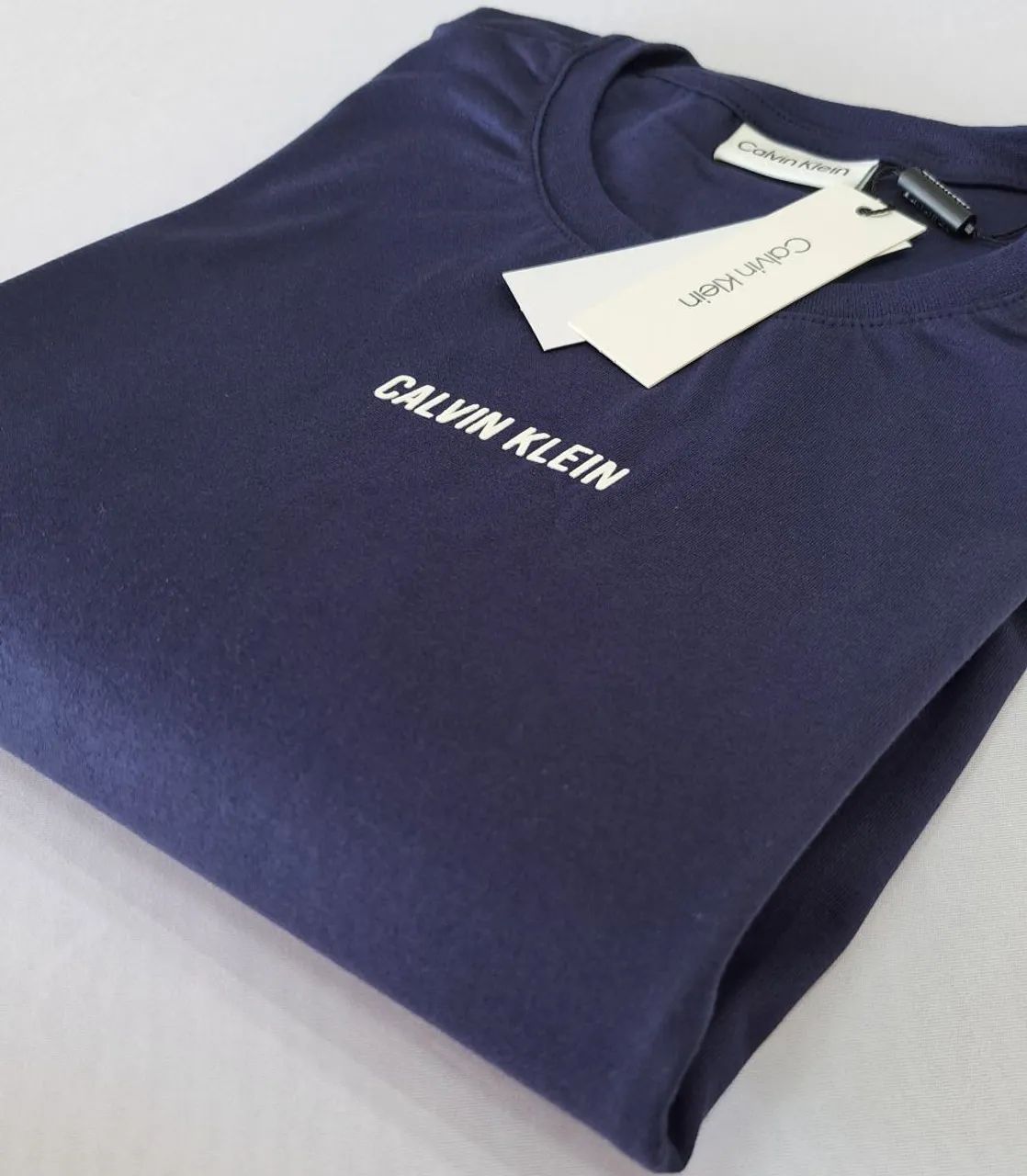Camiseta Calvin Klein Azul Marinho  - Foto 5