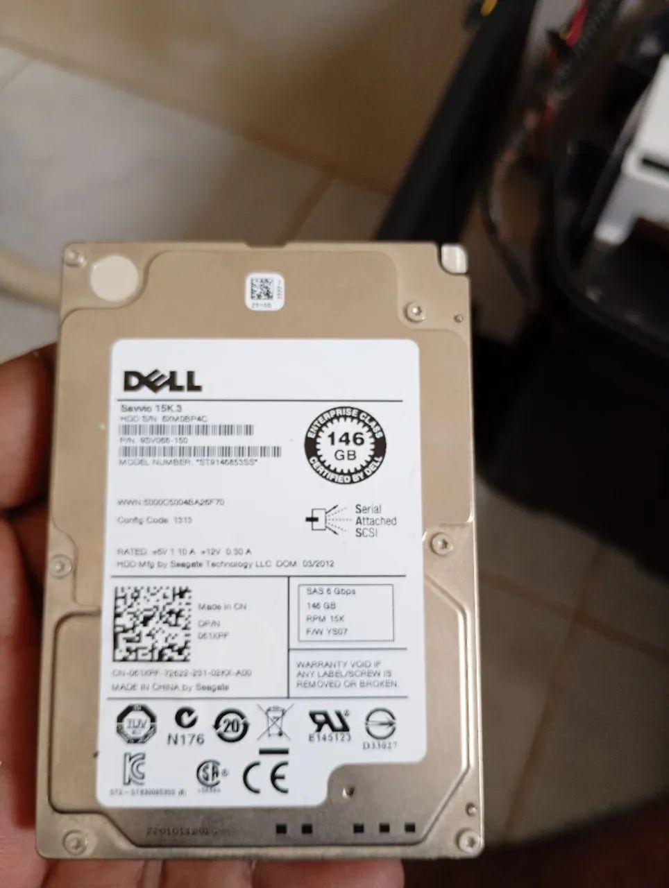 HD sas Dell 146 gigas - Foto 4