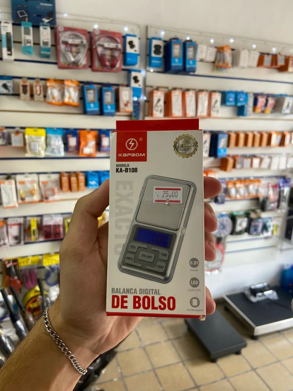 BALANÇA DIGITAL DE BOLSO 