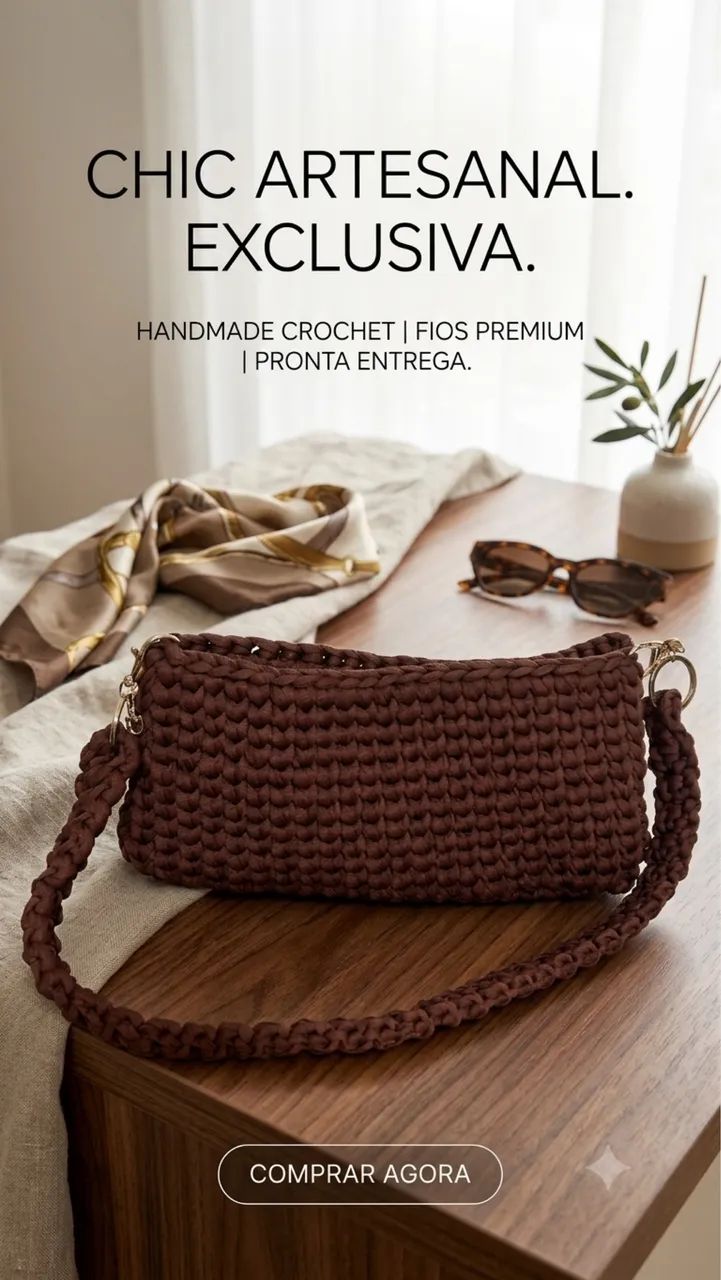 Bolsa de crochê  - Foto 2