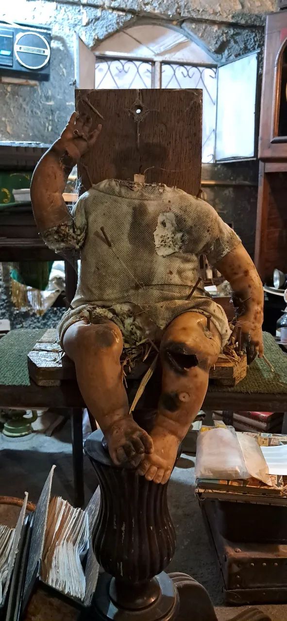Corpo de boneca macabra estilo castiçal  - Foto 2