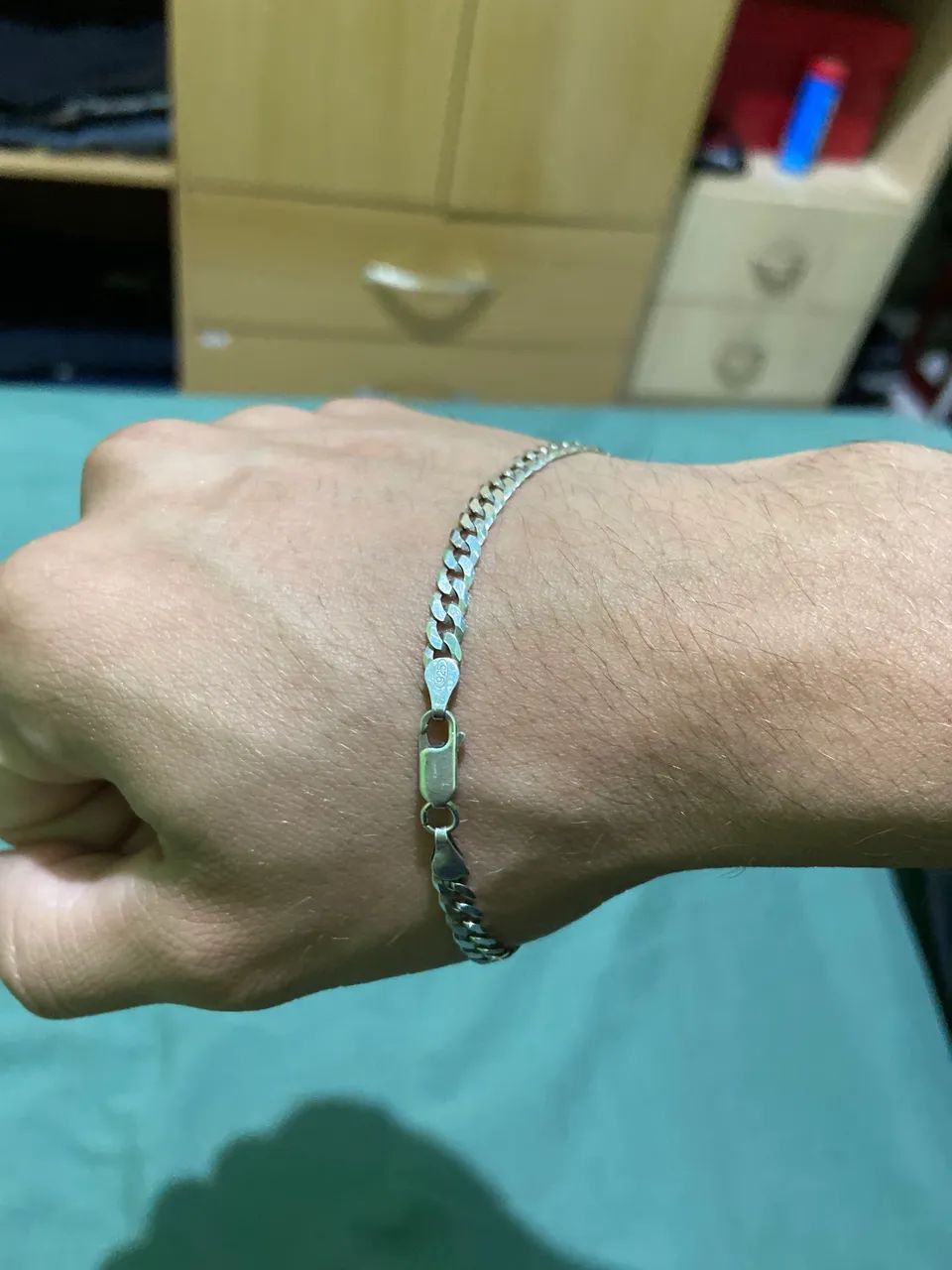 Prata 925 correntes e pulseira  - Foto 3