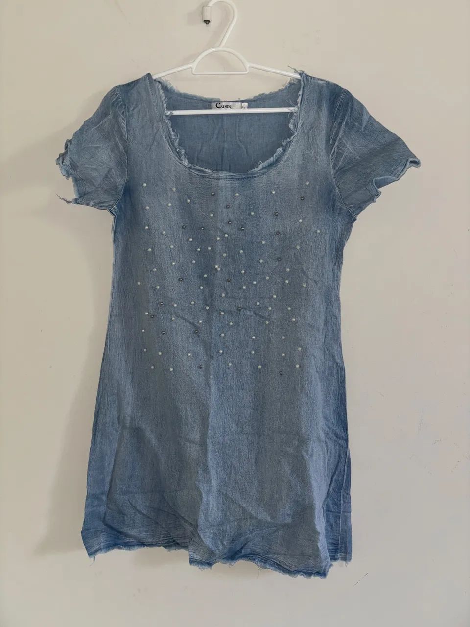 vestido jeans caiyin
