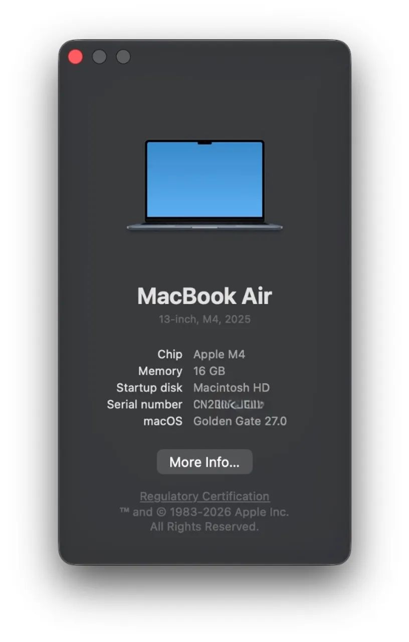 MacBook Air M4 // 16GB // 256 SSD - MIDNIGHT - Foto 2