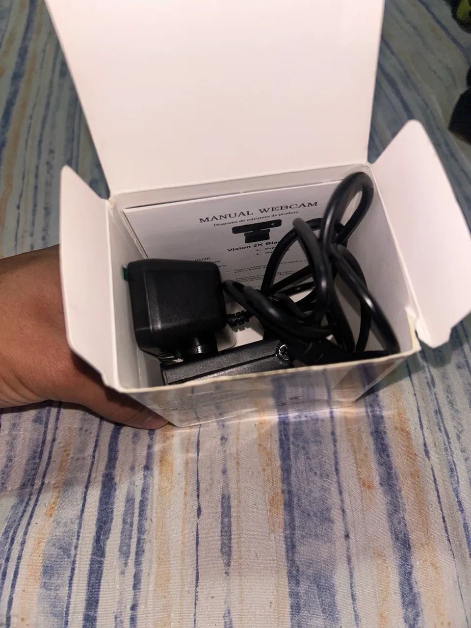 Webcam Rise Mode Vision 2K Black 30FPS - Nova, sem uso - Foto 2