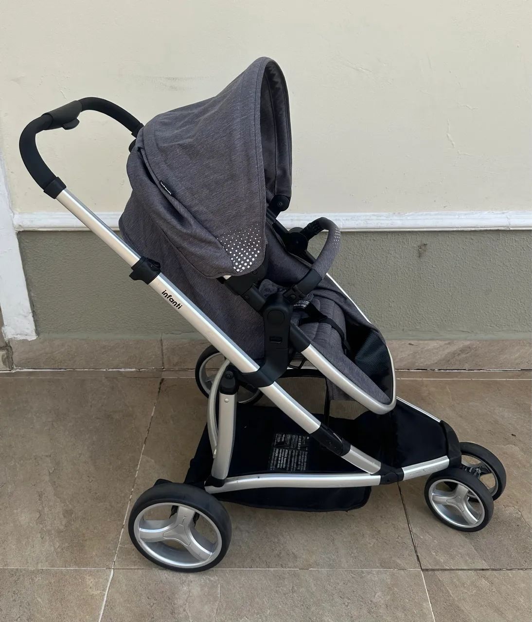 Carrinho TS SKY Trio Infanti Grey Classic  - Foto 4
