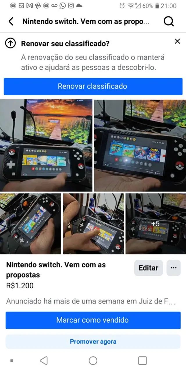 Nitendo switch 