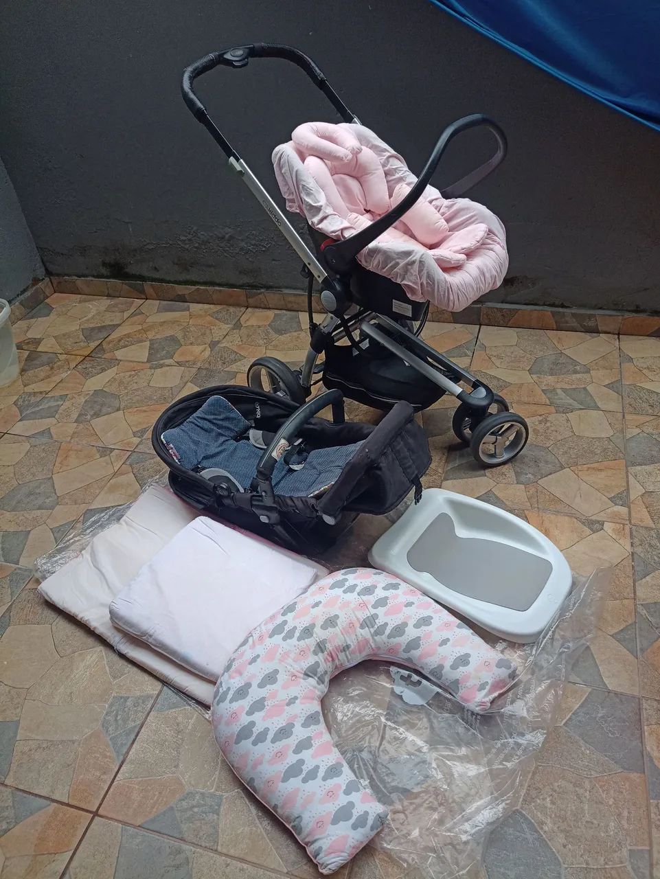 Carrinho Kiddo Compass II + Bebê conforto + Itens adicionais - Foto 3