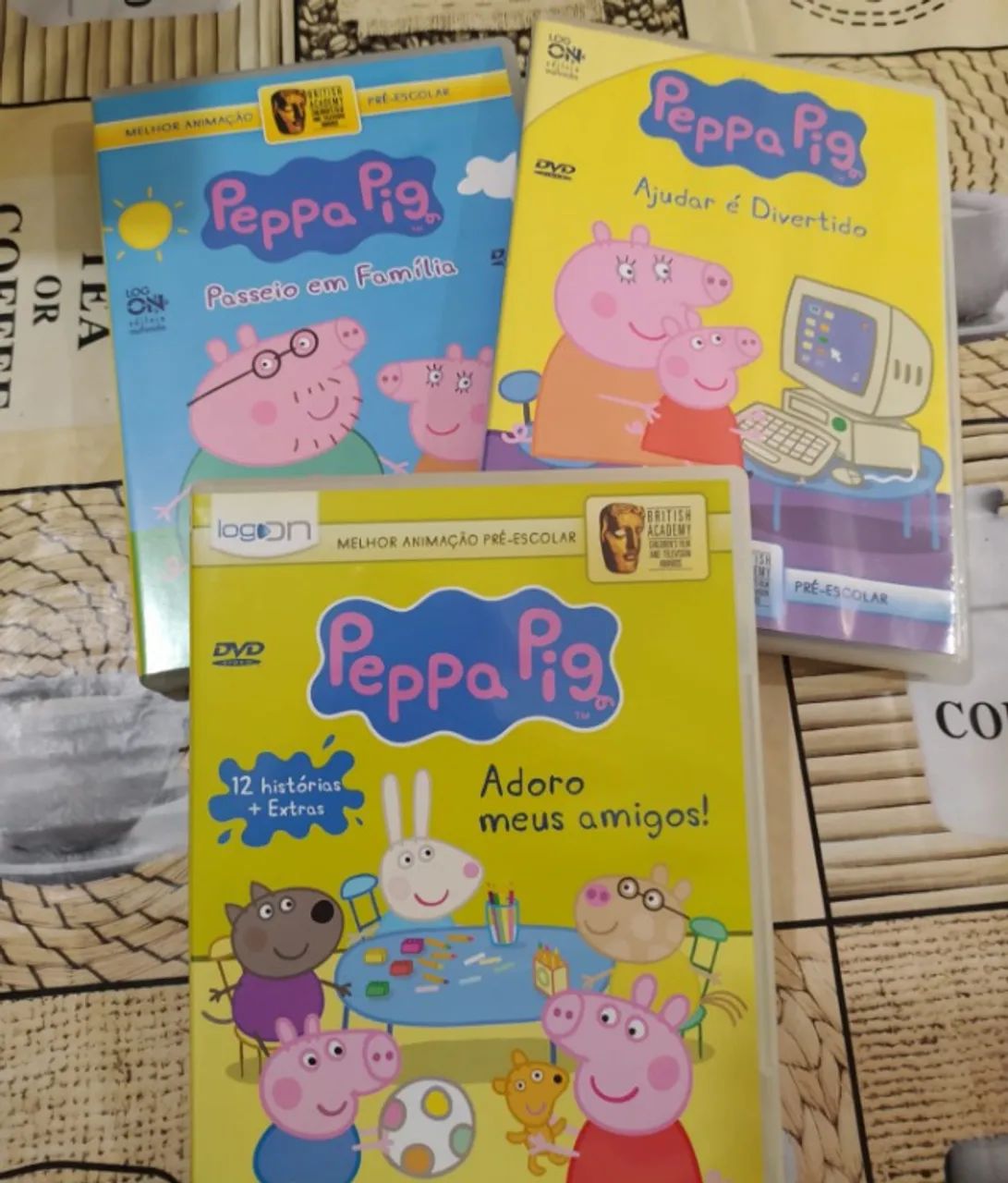 Lote DVD peppa pig