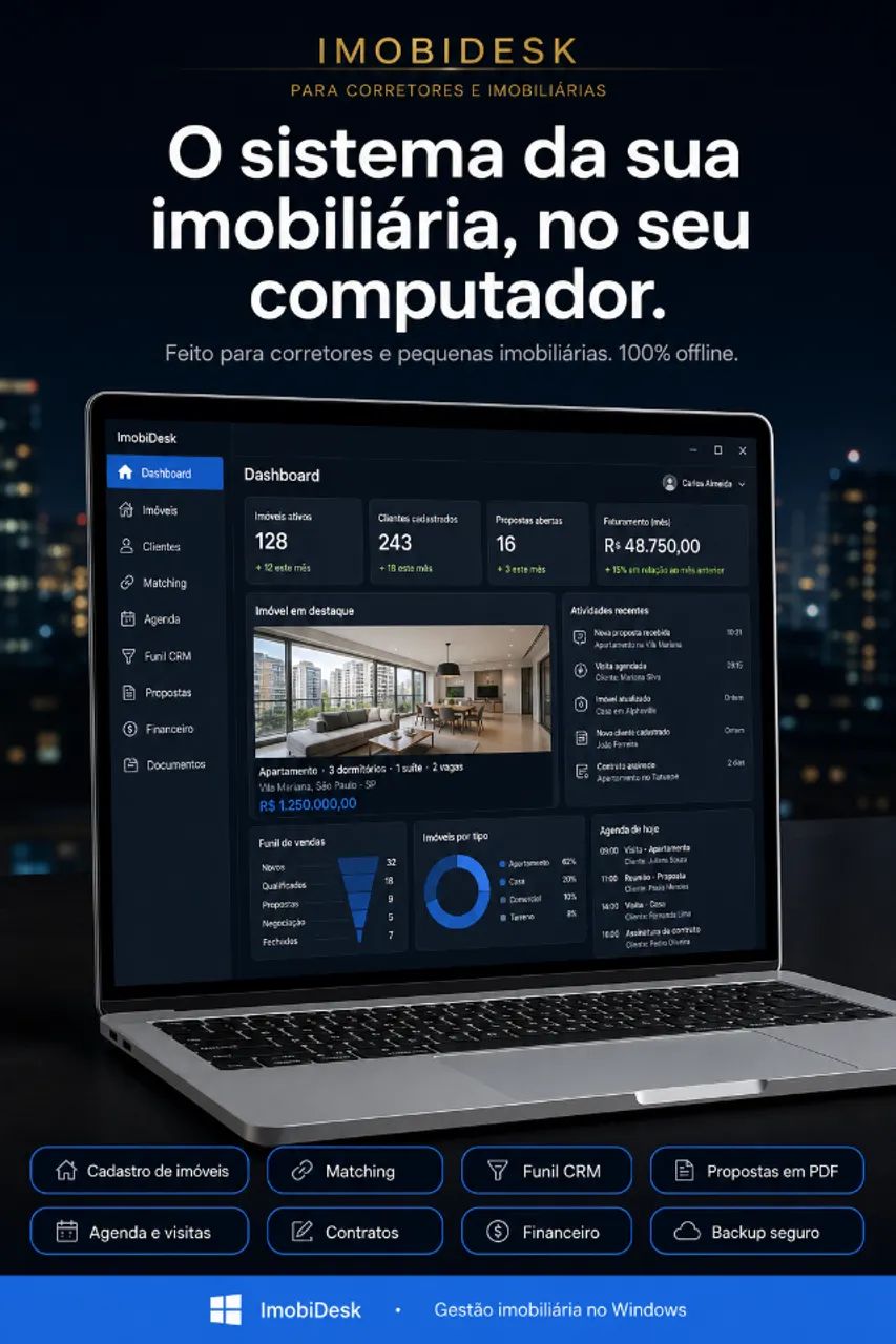 CORRETORES E PEQUENAS IMOBILIÁRIAS