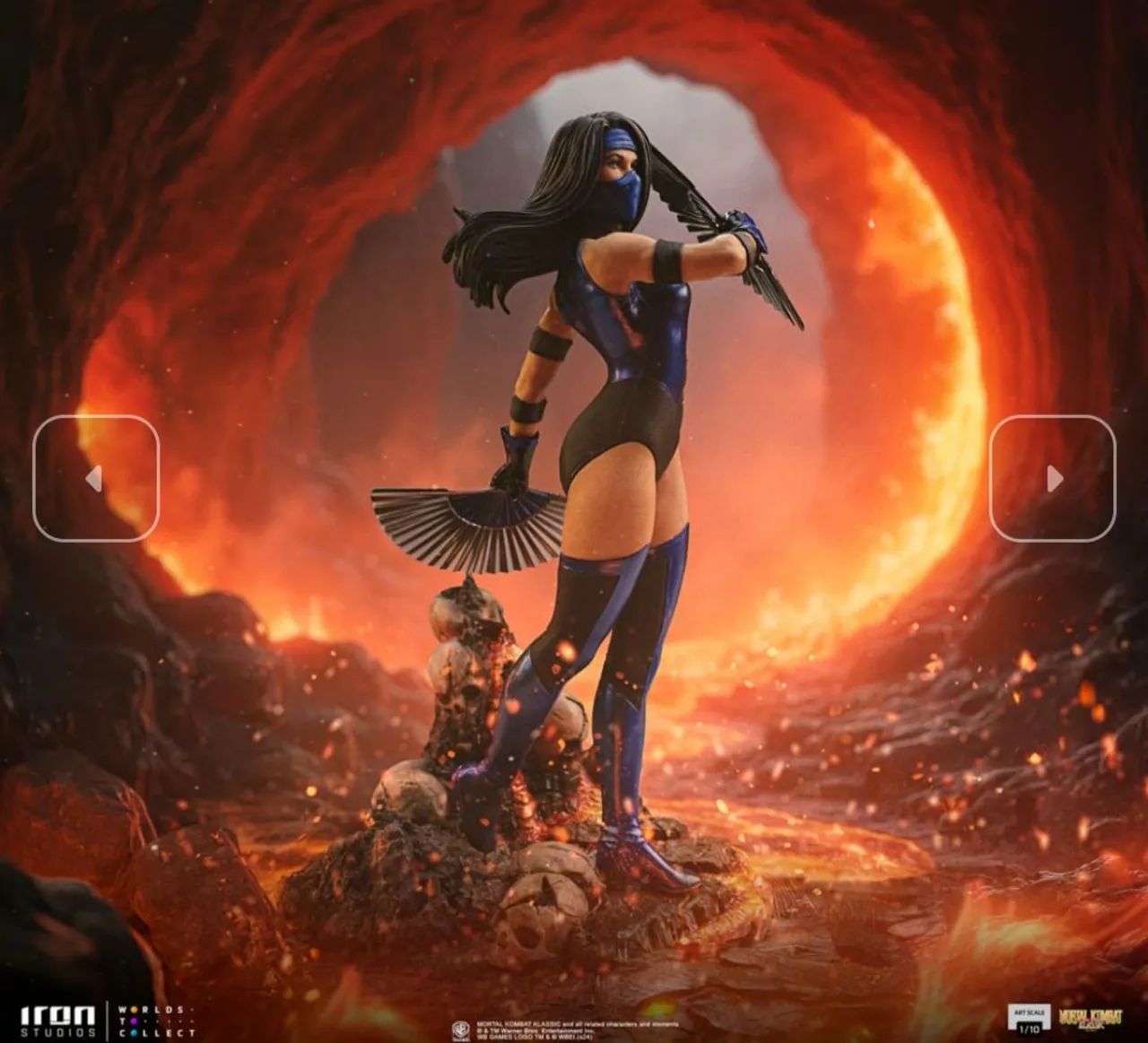 Kitana Mortal Kombat Iron Studios - Foto 2