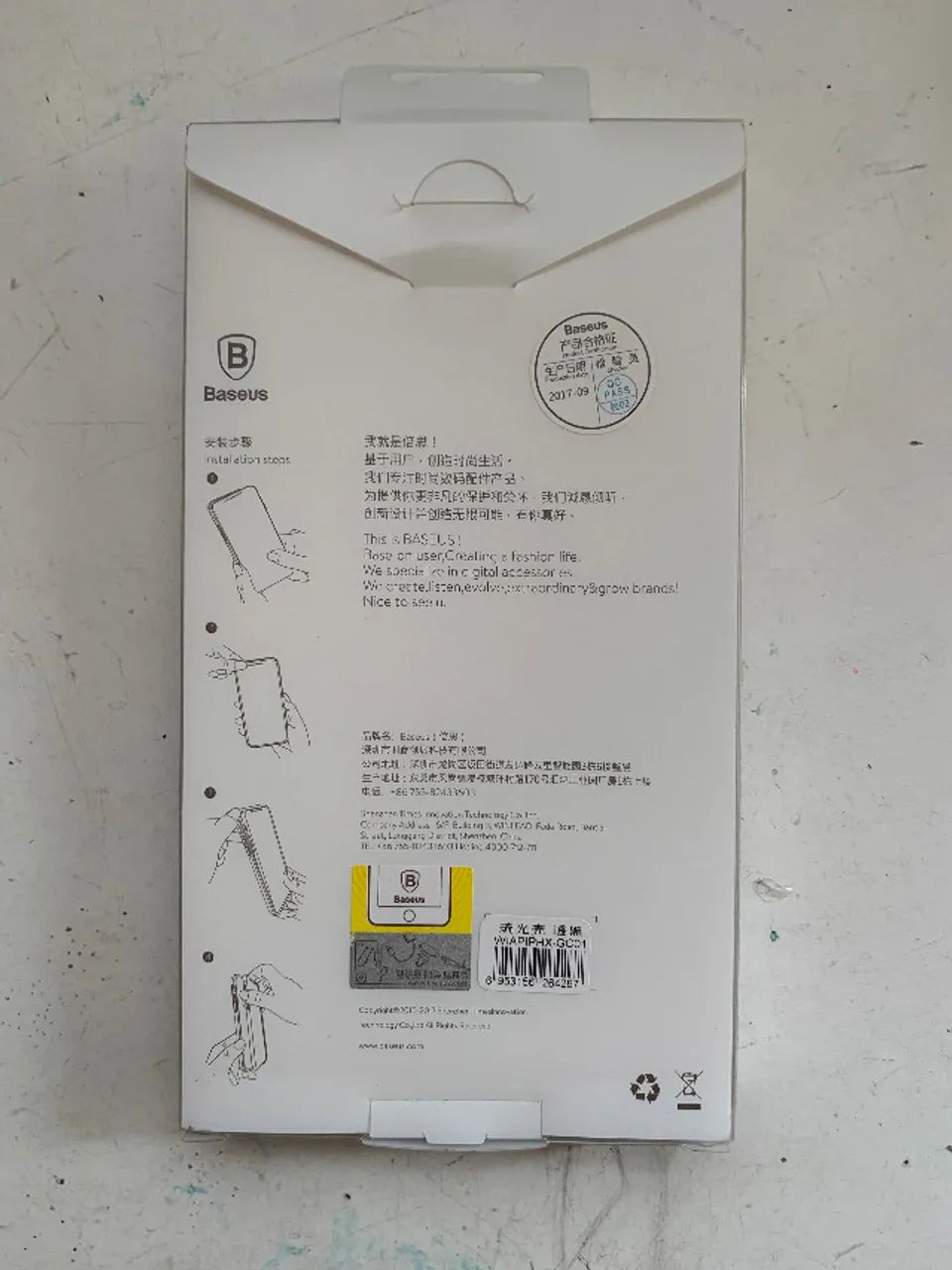 capa case iphone x xs baseus espelhada ultra slim premium maker - Foto 2