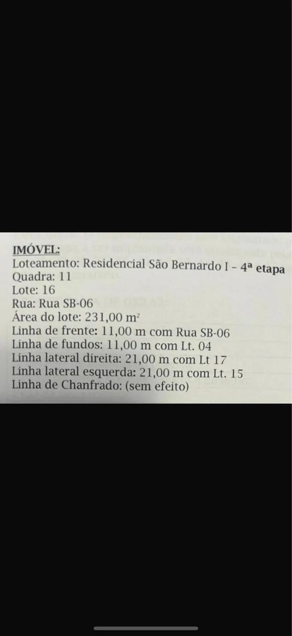 Vende-se lote 