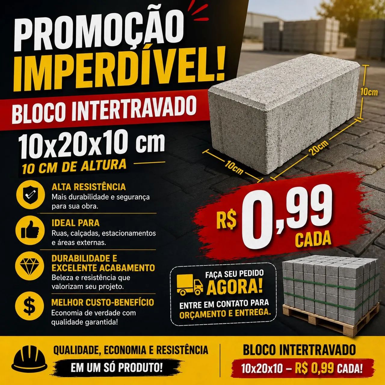 Intertravado 10cm 10x20x10