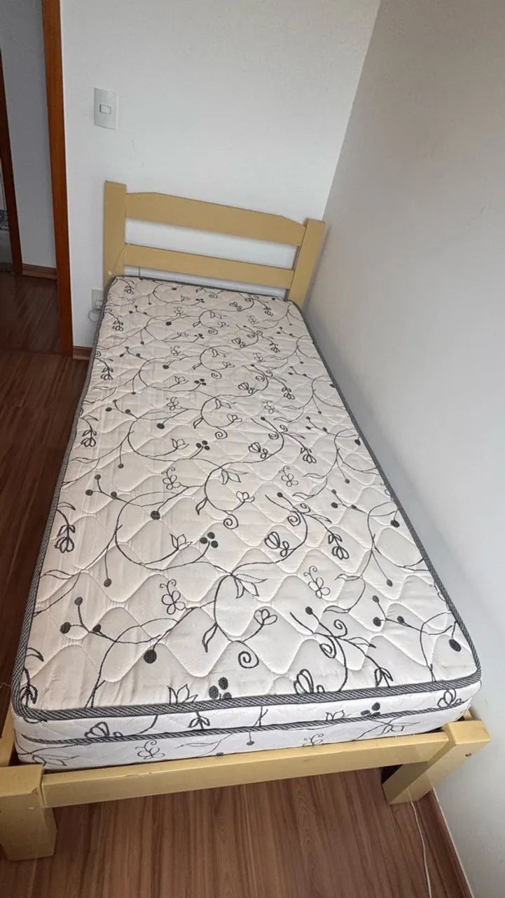 Cama solteiro + colchão  - Foto 3