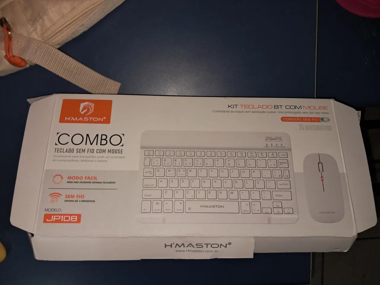 [NUNCA USADO] Combo teclado sem fio e mouse HMaston