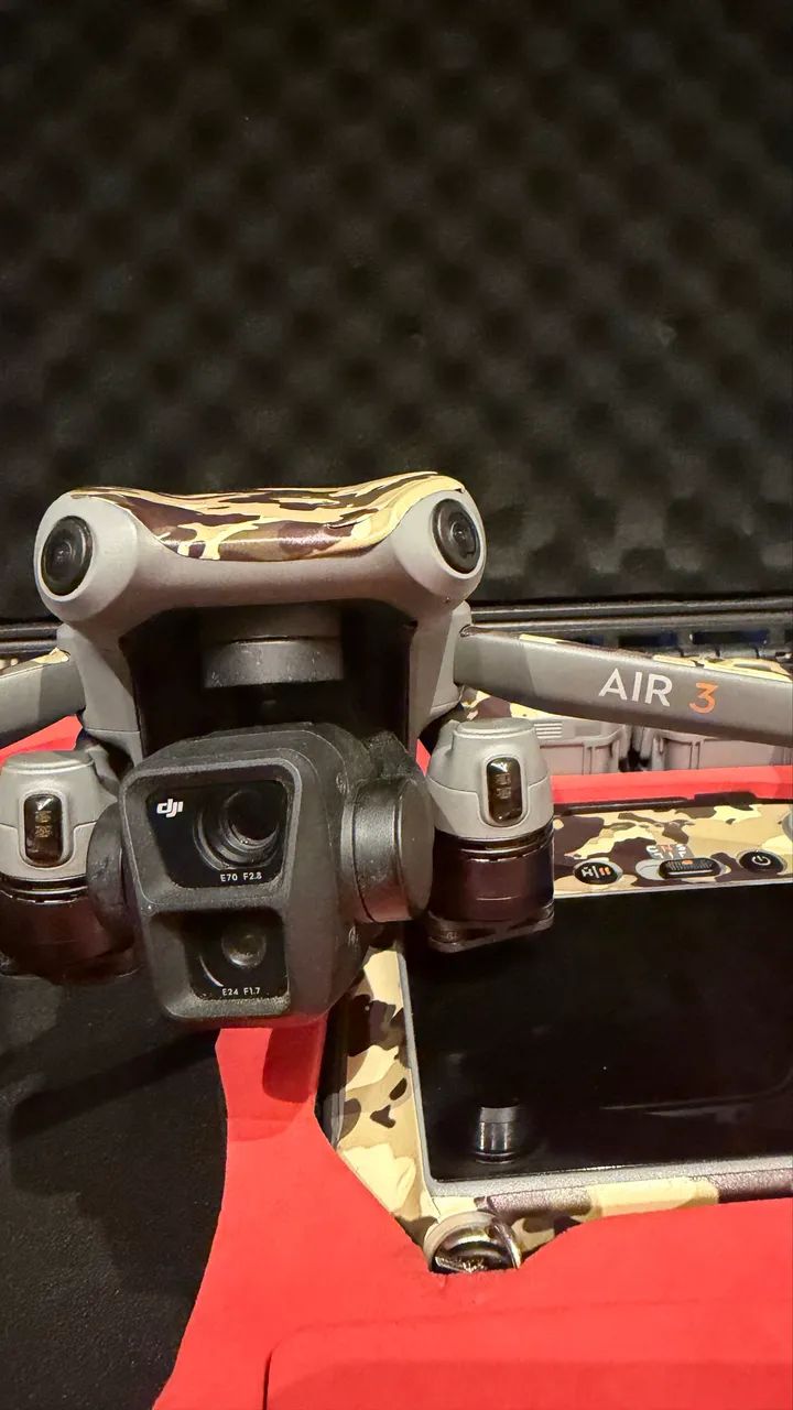 Drone DJI com 3 baterias e com controle de tela.  - Foto 4