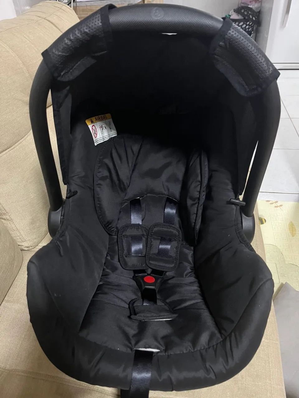Kit Carrinho de bebê + bebê comforto galzerano - Foto 3