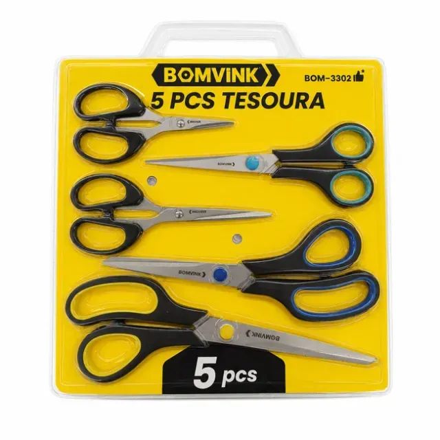 KIT 5 Tesouras Bomvink 