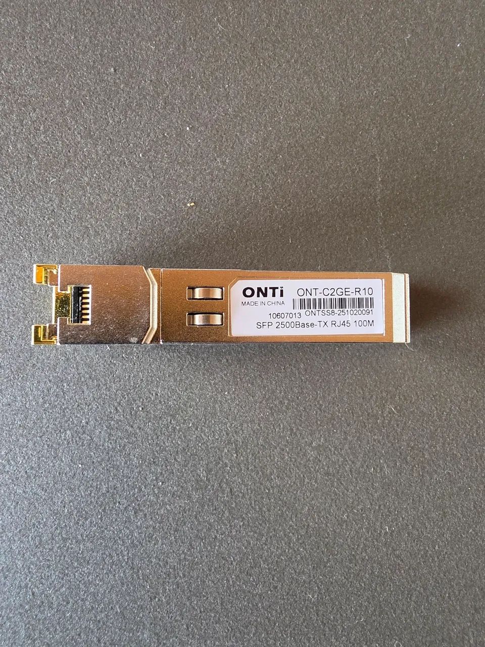 Sfp+ module Onti 2.5gb RJ45 - Foto 2