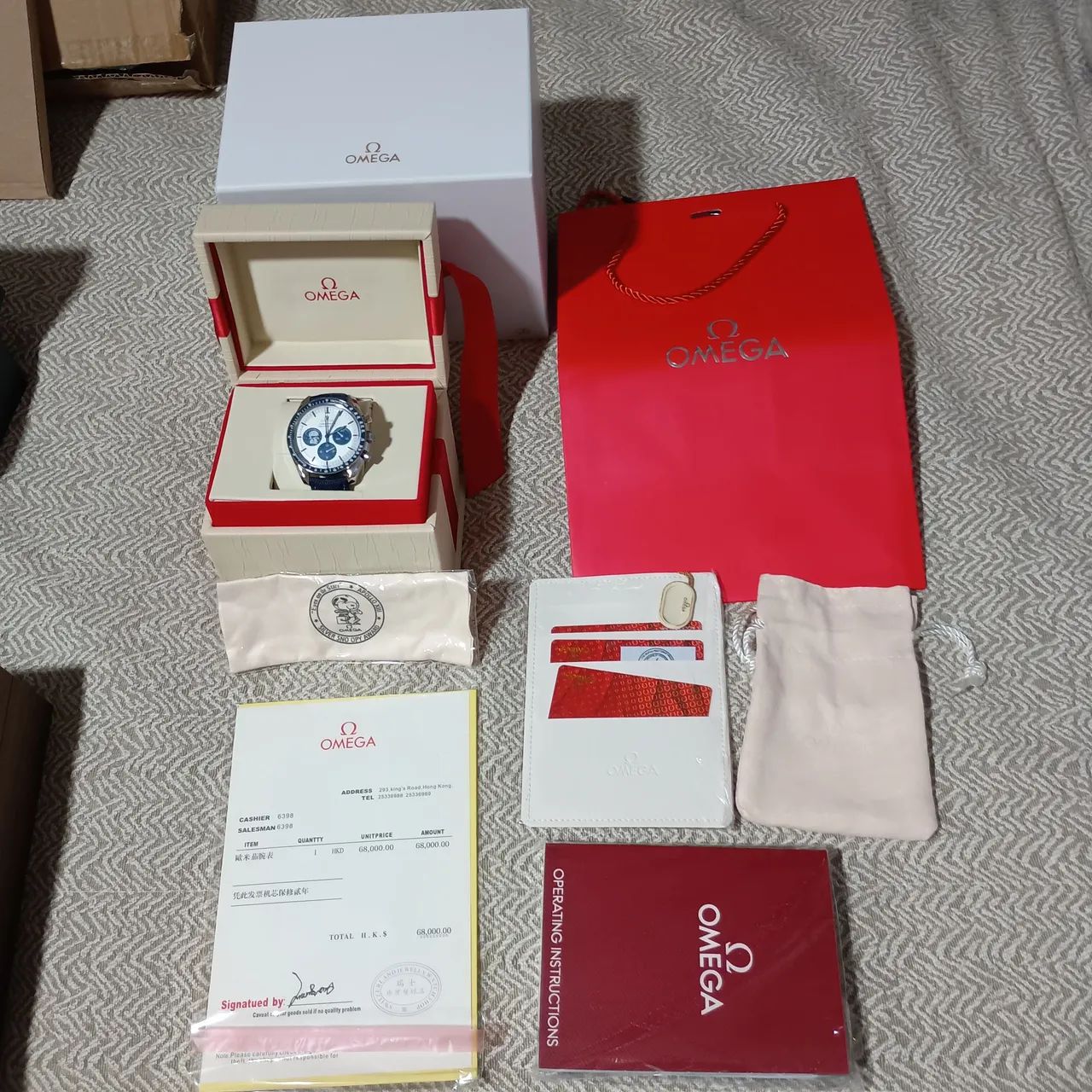 Ômega speedmaster Snoopy SC, relógio Novo, completo com caixa, manual e TAG  movimenta ? - Foto 5