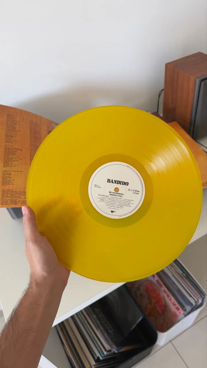 Disco de vinil LP Ney Matogrosso - Bandido - Noize + revista - Foto 2