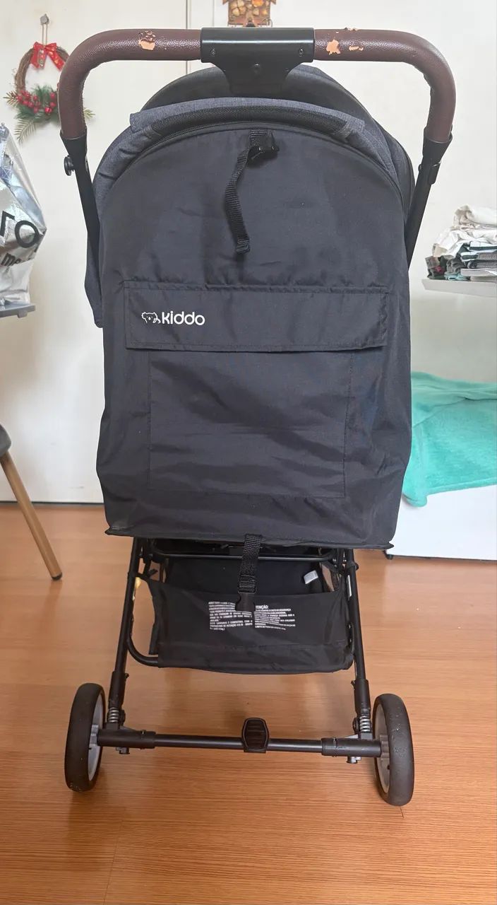 Carrinho de Bebê Kiddo Sprint II com Bebê conforto e base - Foto 2