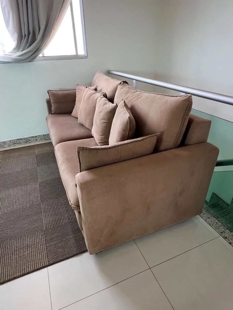 Sofá lindo 4 lugares super novo!  - Foto 5