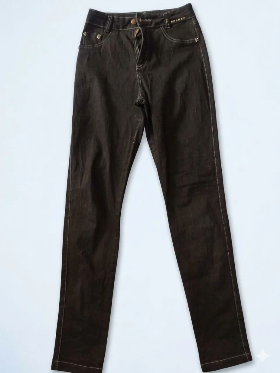 Calça A+ Jeans Preta Feminina n° 40