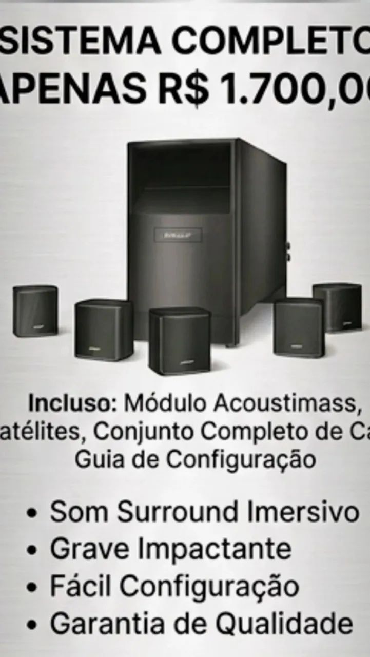 Módulo Acoustimass BOSE
