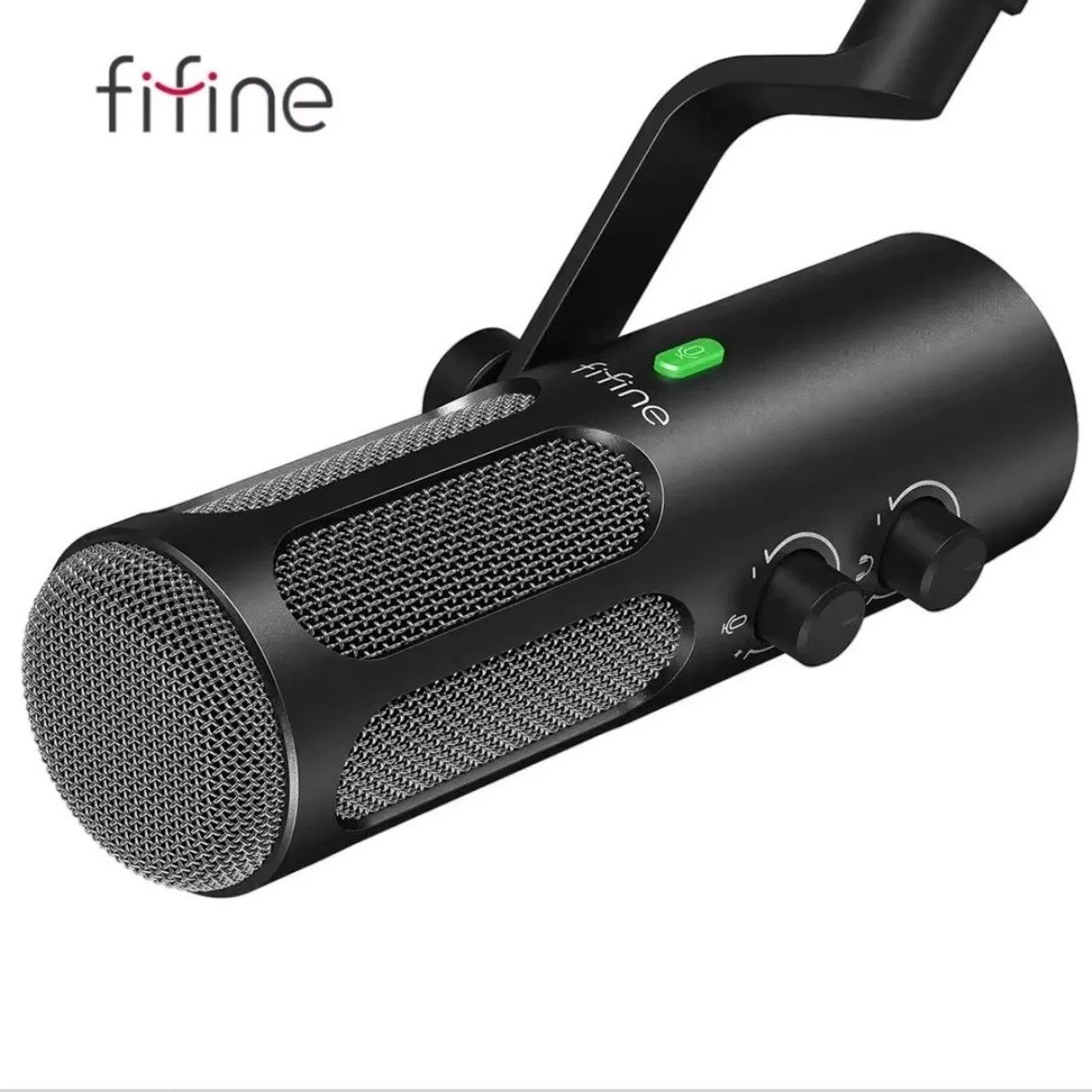 Microfone Fifine Tank3 USB XLR Dinâmico Cardioide para Podcast Streaming e Gravação