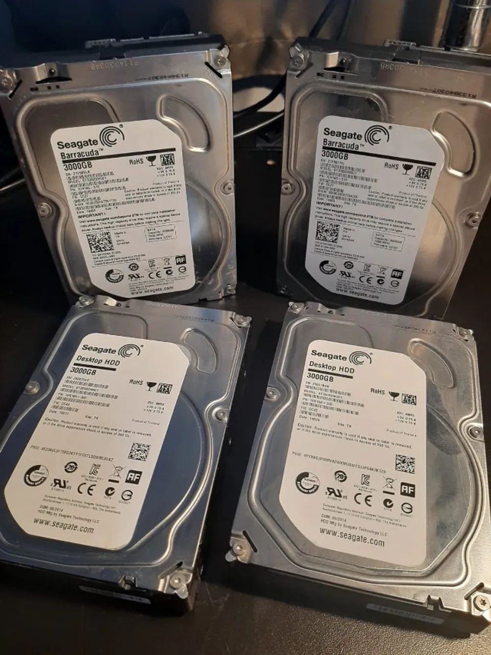 Hd 3Tb kit 04 peças 