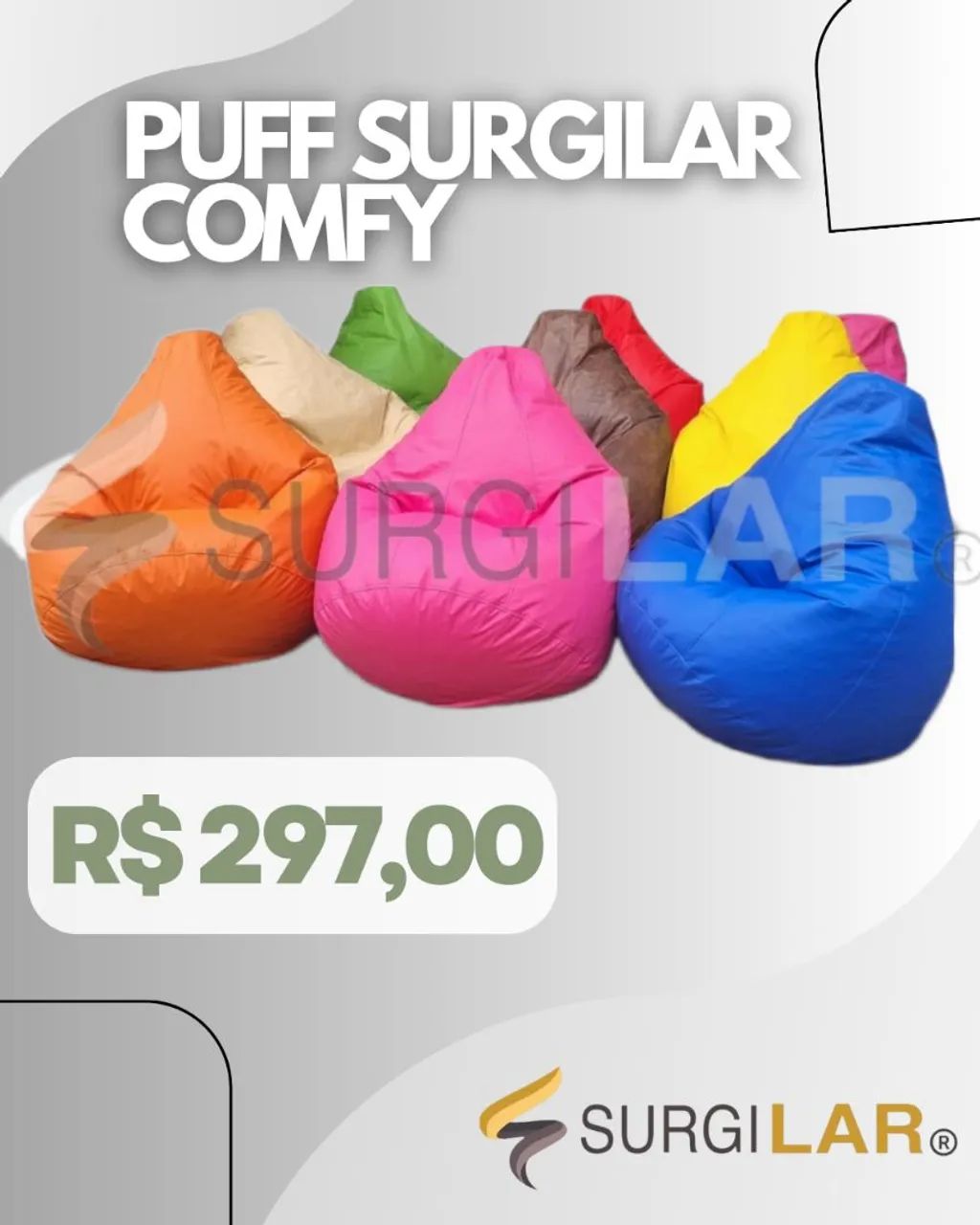 Puff Comfy para sua casa!!