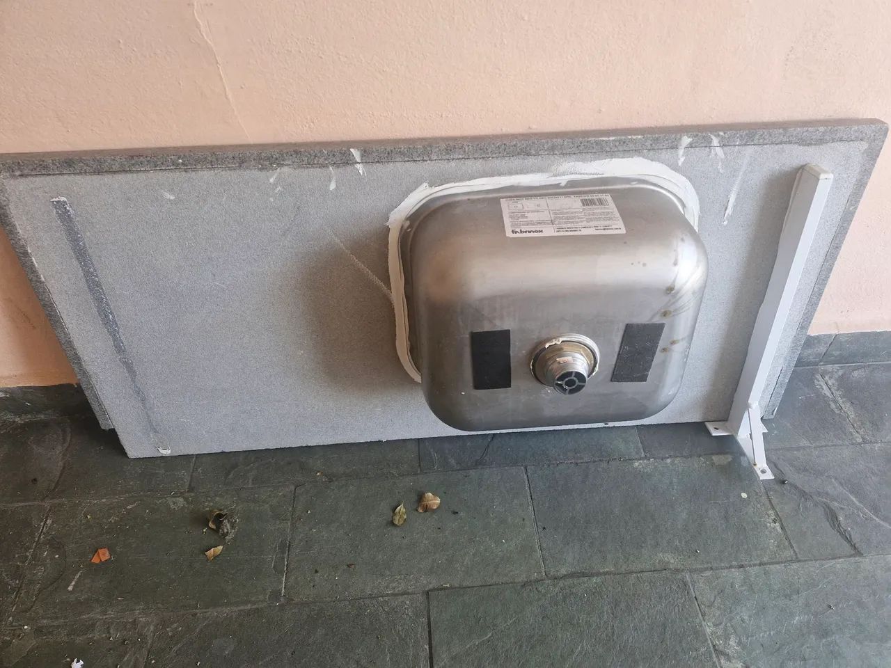 Vendo pedra de granito com Cuba inox nova sem uso - Foto 3