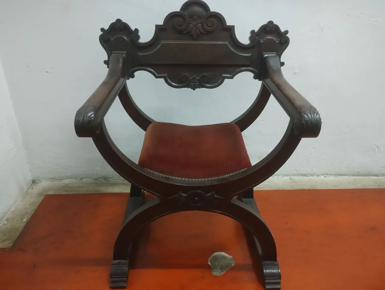 Cadeira vintage Savonarola espetácular  - Foto 2