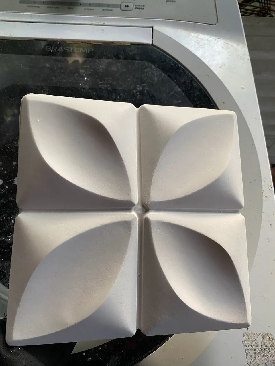 Placa de gesso 3d
