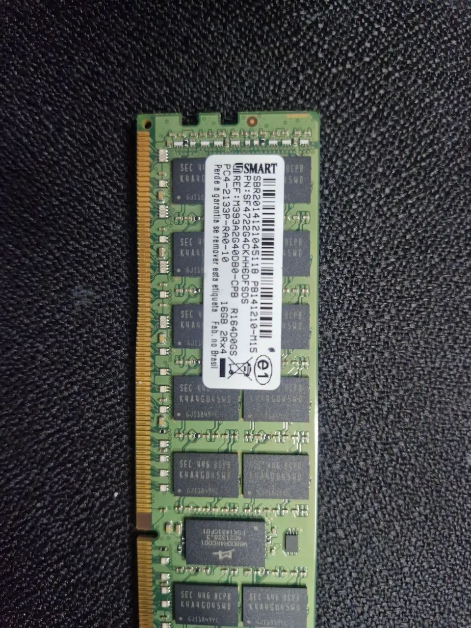 Memória ddr4 16GB Xeon ×99 ECC