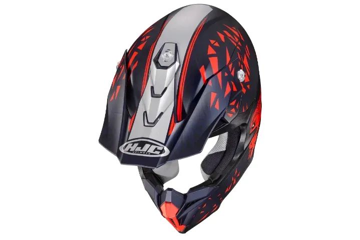 NOVO - Capacete HJC Off I50 Red Bull Preto/Vermelho Motocroos Trilha - Foto 3