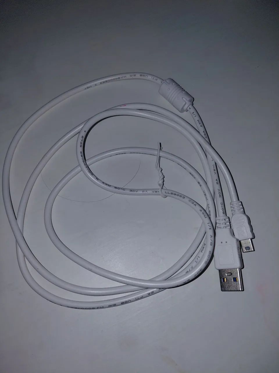 Cabo para controle PS3 | USB-A para Mini USB (Mini-B de 5 pinos) - Foto 2