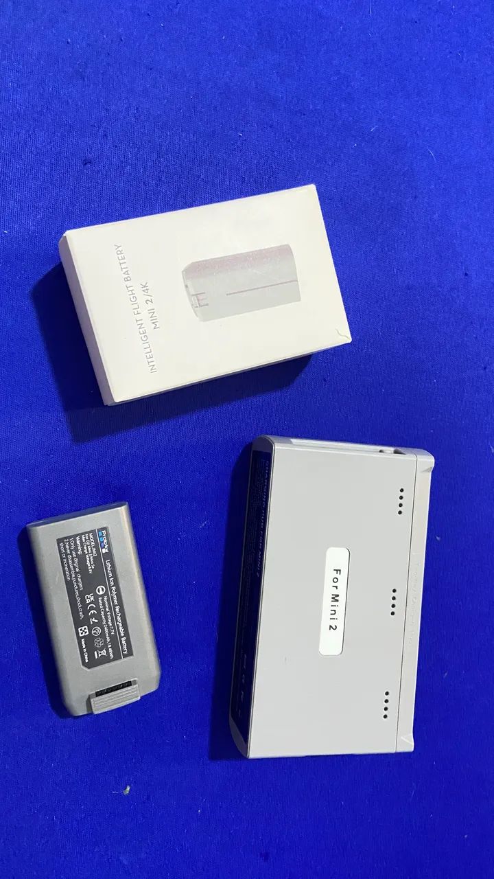 Carregador e baterias para drone DJI mini 2 - Foto 5