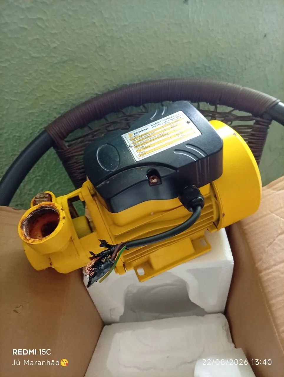 VENDO BOMBA PERIFÉRICA 1/2cv
