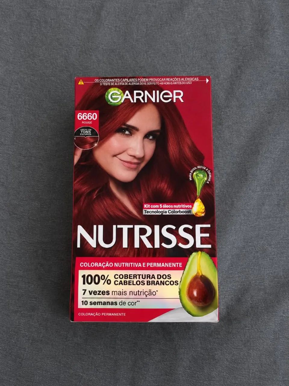 Tintura Vermelha Garnier 6.66