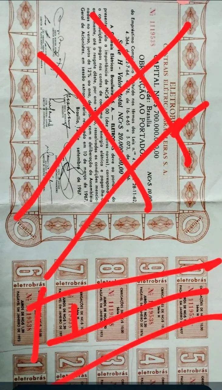 Títulos Eletrobrás Empréstimo compulsório  - Foto 2