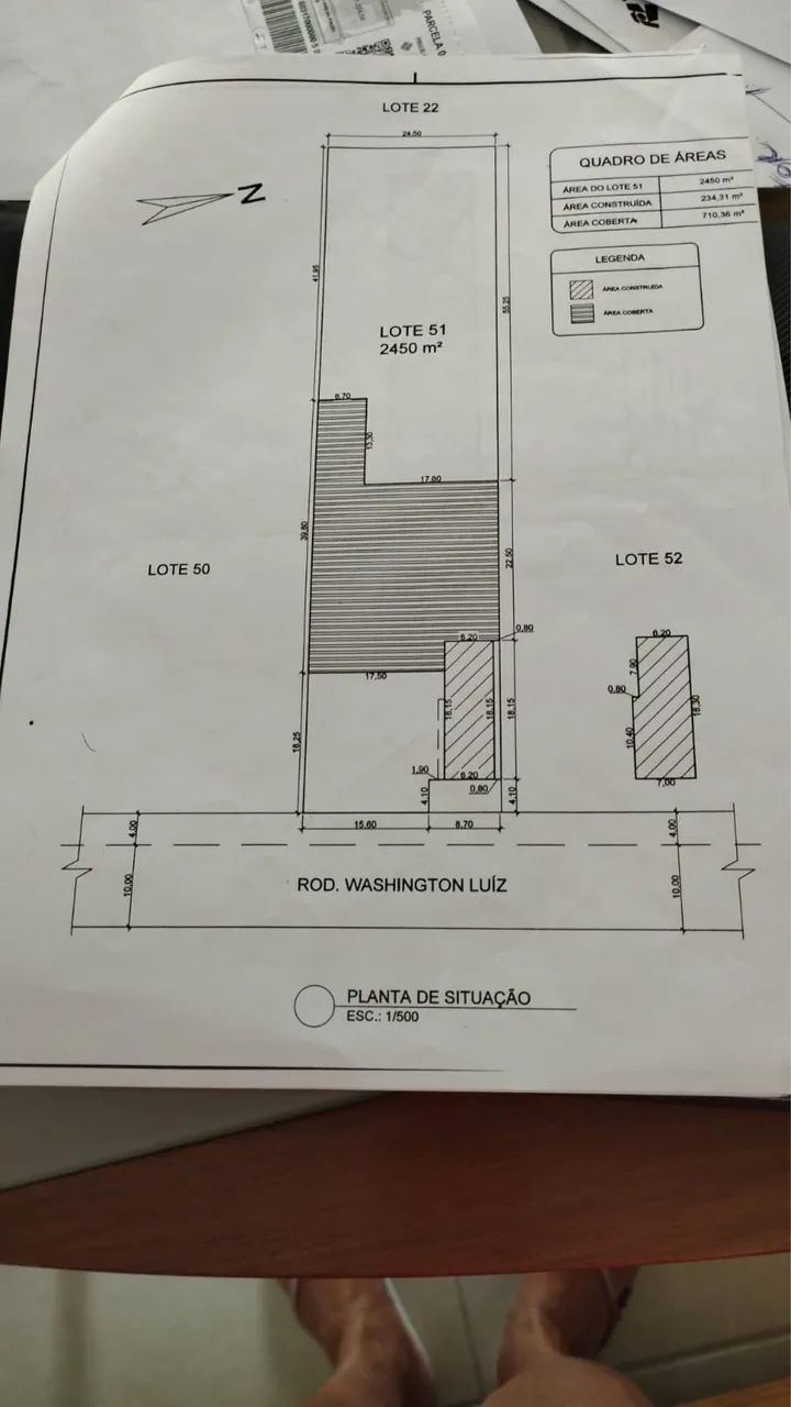 Vendo galpão 1000m2 área total 2450m2 - Foto 4