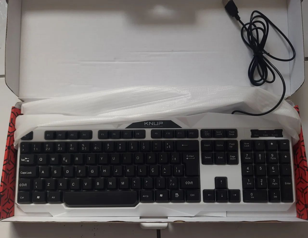 Lote Mouse, Mousepad e Teclado - Gamer.