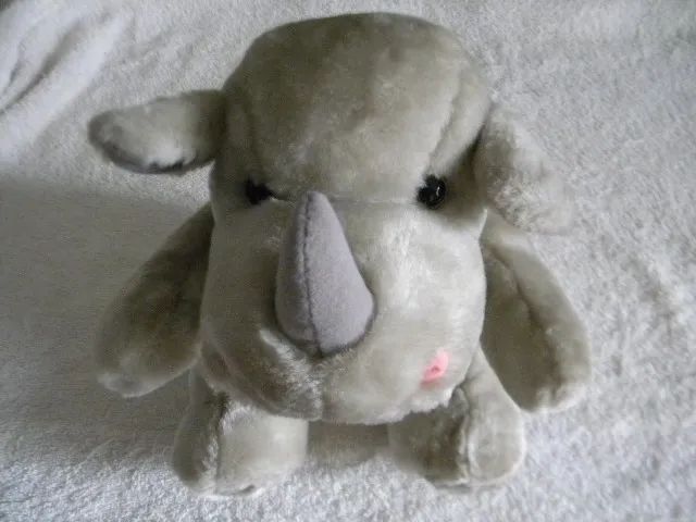 Bicho de Pelúcia Parmalat Anos 90 Rinoceronte (Perfeito Estado). - Foto 2