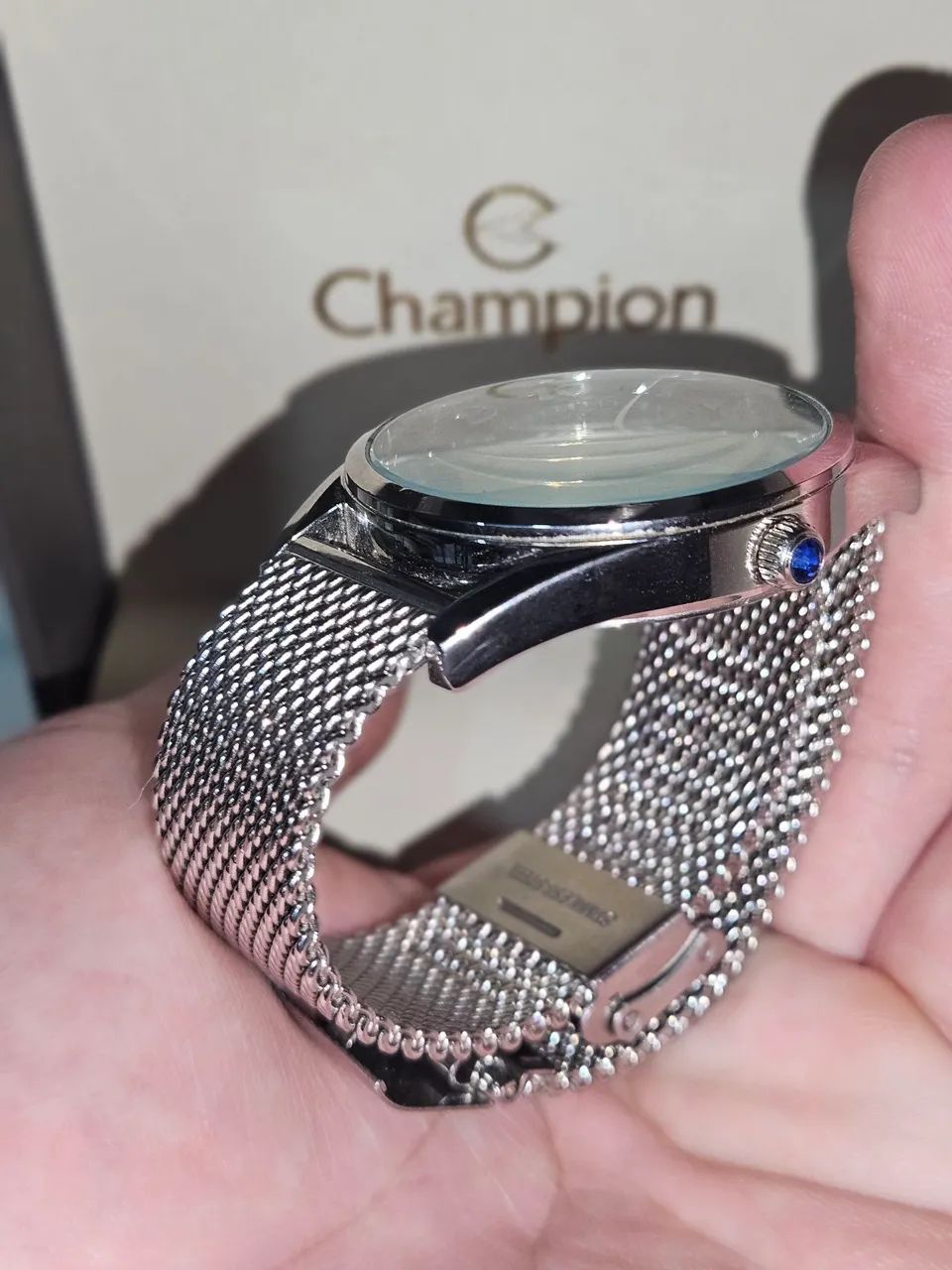 Relógio Champion Elegance Prata - Foto 4