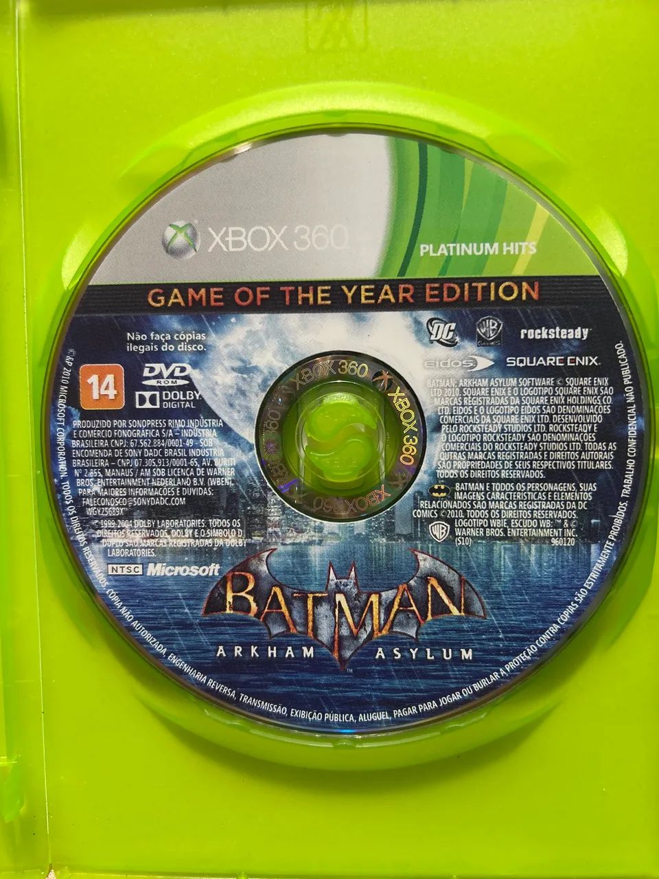 Batman: Arkham Asylum - Xbox 360 PLATINUM HITS (Original) - Foto 3