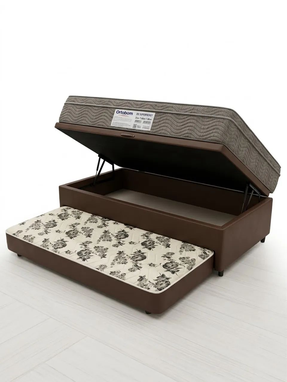 Cama Box Baú solteiro 