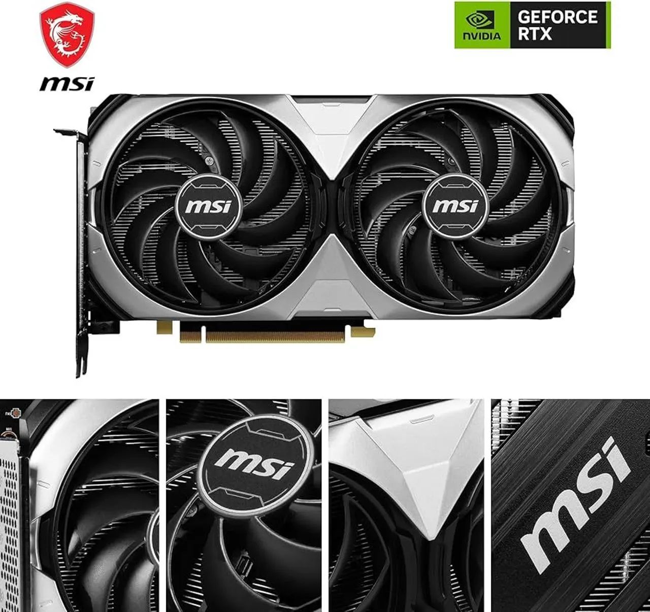MSI RTX 4070 12GB 2x OC ACEITO RTX 5060 E VOLTA..